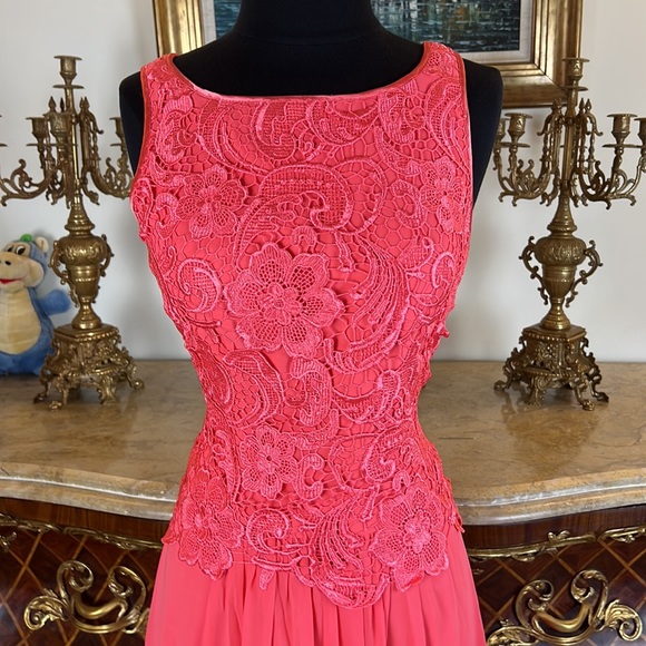 Meier Collection formal embroidery mother of bride evening dress - Picture 4 of 6